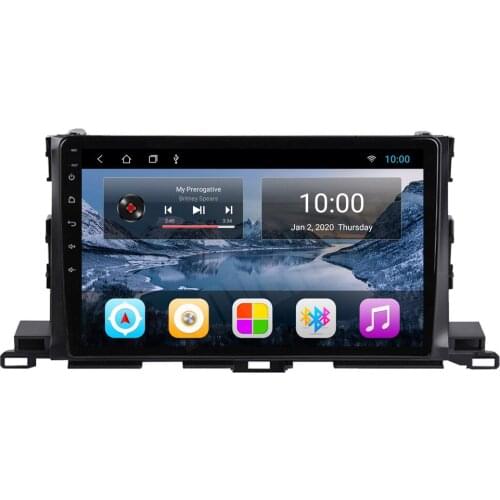 For Toyota Highlander Kluger 2015 2016 2017 Android 10 Car Radio Stereo GPS Navigation Navi Media Multimedia System PhoneLink