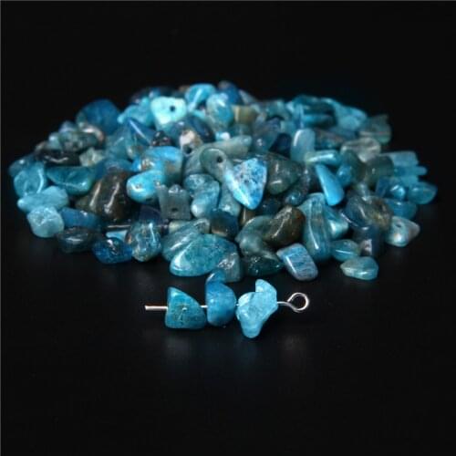 Natural Stone Beads Apatite Irregular Gem Chip Healing Stone Chips Loose Bead For Jewelry Making DIY Bracelet Necklace Earing
