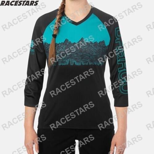 DHARCO Motorcycle Jersey Motocross Gear Women Downhill Jerseys Ladies Mountain Bike MTB Shirts Offroad DH Sportwear Clothing MX