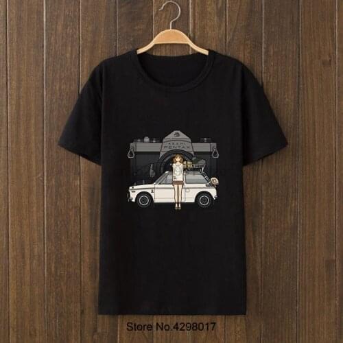 Custom Rally Kei Car Wi Carth Asahi Pentax Girl men tee shirt gents Breathable Graphic men tshirt O Neck Unique hip hop