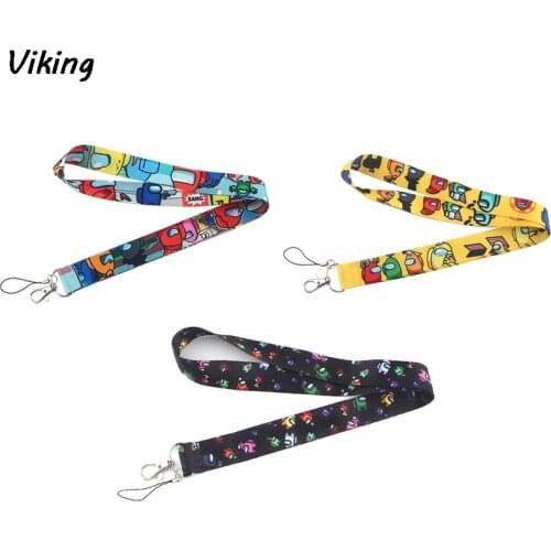 G1685 Cartoon Game Keychain Lanyards for ID Mobile Phone Rope Neck Straps Accessories For Kids