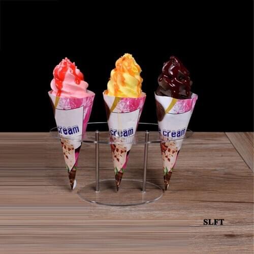 Simulation fake ice cream toy for baby kids children party favors bakery dessert cake store shop house decoration display props
