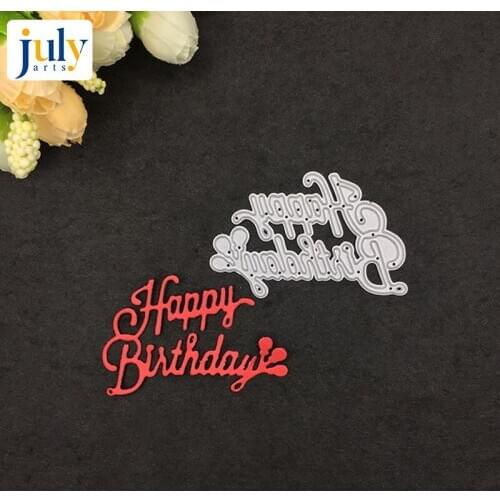 Julyarts Scrapbook DIY Carbon Steel Cutting Die Shelf Letter Embossing Cutter Die Paper Art Dropshipping New Hot Selling