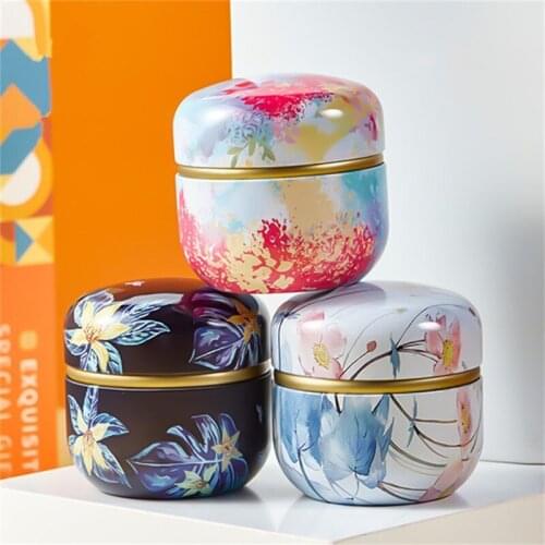 Tea Containers Candle Cans Candy Snacks Small Round Cans Mini Portable Tin Cans Packaging