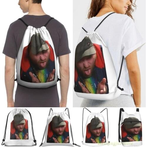 Rich Evans Men Purpose Drawstring Backpack Bags Women Outdoor Travel Backpacks Gym Training Swimming Fitness Bag