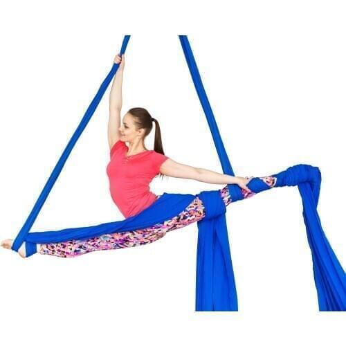 PRIOR FITNESS Hot Sale 15.6Meters/17Yards Yoga Aerial Silks Fabric Low Stretch Nylon High Strength Fly Silk Yoga fly trapeze