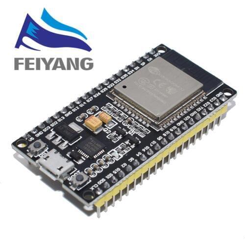 10pcs ESP-32 ESP32 Wireless WiFi Bluetooth Development Board 2.4GHz CP2102 Micro USB Dual Core Module ESP-32S Similar ESP8266