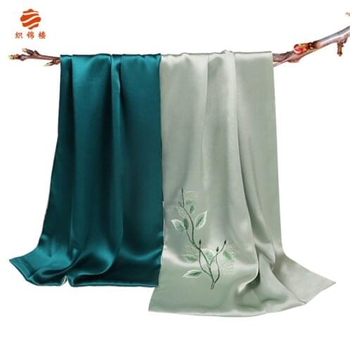 Suzhou embroidery silk silk silk scarf silk versatile long embroidered silk scarf womens Chinese style small shawl