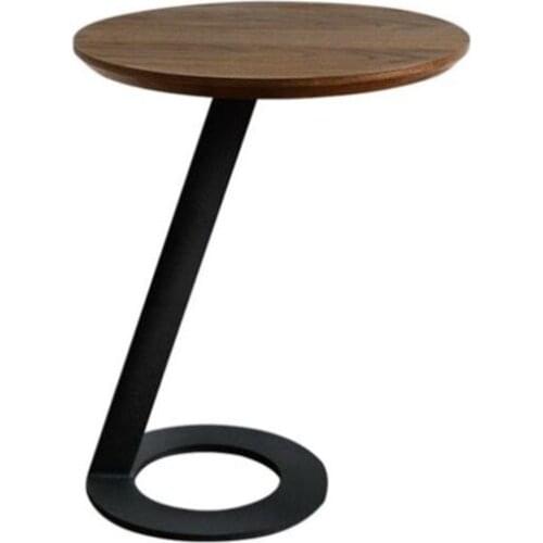 Nordic simple small apartment living room multi-function creative mini round table sofa side cabinet corner small coffee table