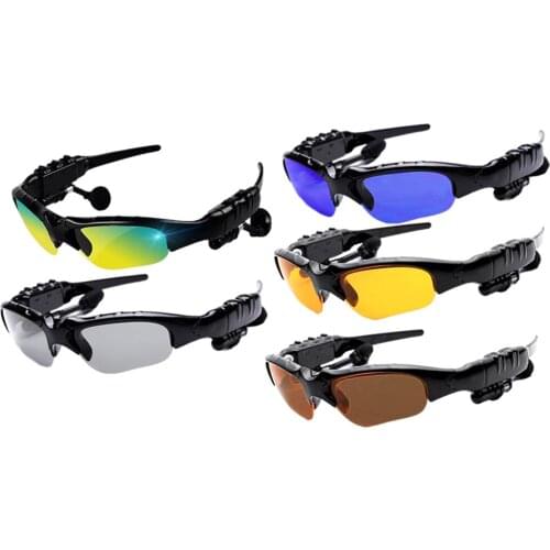 Sports Bluetooth Sunglasses Polarized Headset Headphone for Men Hands-Free