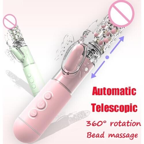 Butterfly Vibrator Telescopic Sex Toy Built-in Turn Beads Female Masturbator For Women Clitoral Stimulation Vibrador Para Mulher