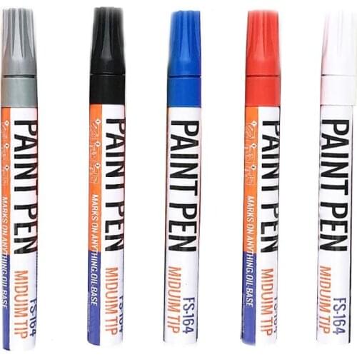 Waterproof Car Tire Paint Marker Pen Touch Pen Graffiti Pen Sign In Pen Office Stationery Based Premium Markers Fill Paint Pen