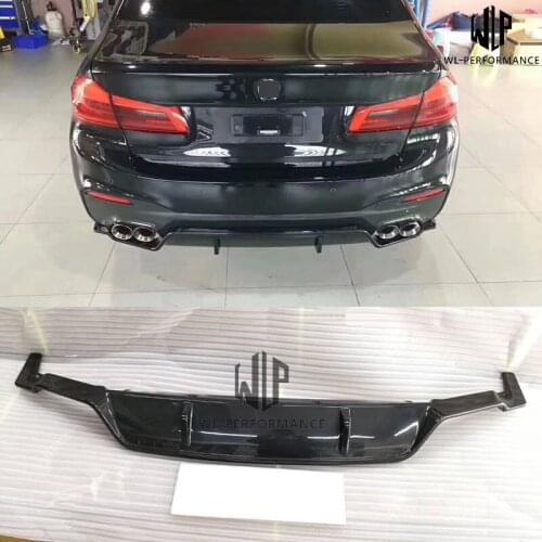 G30 G38 High quality Carbon fiber / FRP Rear bumper diffuser For BMW G30 G38 5 series 530i 540i Car body kit 2018