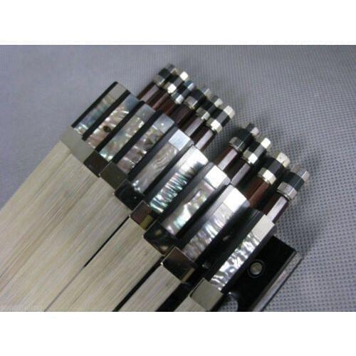 10pcs Nice balance Brazilwood violin bow 4/4,ebony frog #7110