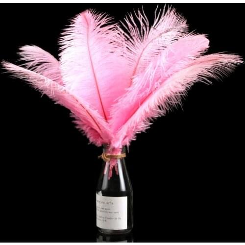 20 Pcs 25-30cm Beautiful cheap Ostrich Feathers for DIY Jewelry Craft Making Wedding Party Decor Accessories Wedding Decoration