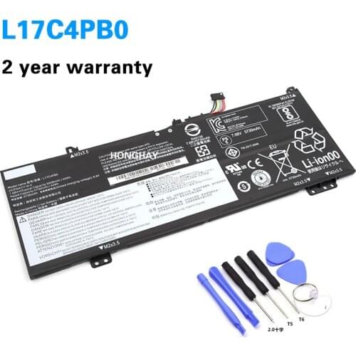 HONGHAY L17C4PB0 Laptop Battery For Lenovo xiaoxin Air 14ARR 14IKBR 15ARR 15IKBR Ideapad 530s-14IKB 530s-15IKB L17M4PB0 45WH