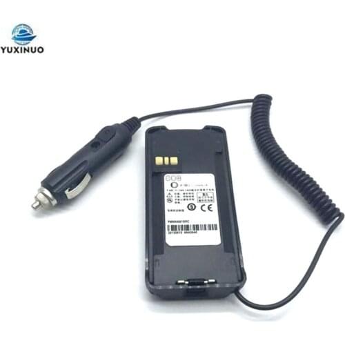 Radio Battery Eliminator Car Charger Adaptor For Motorola CP185 CP477 CP1600 CP1300 CP1660 EP350 for PMNN4080 1800mAh Battery