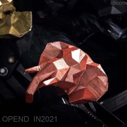 CDCOTN DIY Car Air Freshener Elephant Plaster Auto Air Conditioner Outlet Fragrance Clip Deco Ornament Aromatherapy Car Perfume