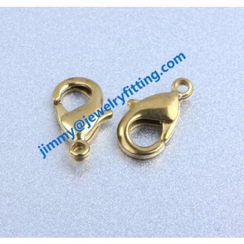 Jewelry findings accesories 900# raw brass lobaster clasps claw clasp wholesale price shipping free 3000pcs