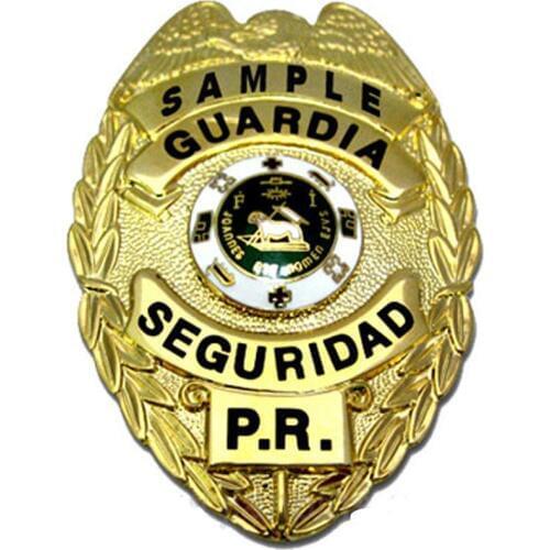 Customized American Military Badge Hot Sale Engraved Golden Badge k200417