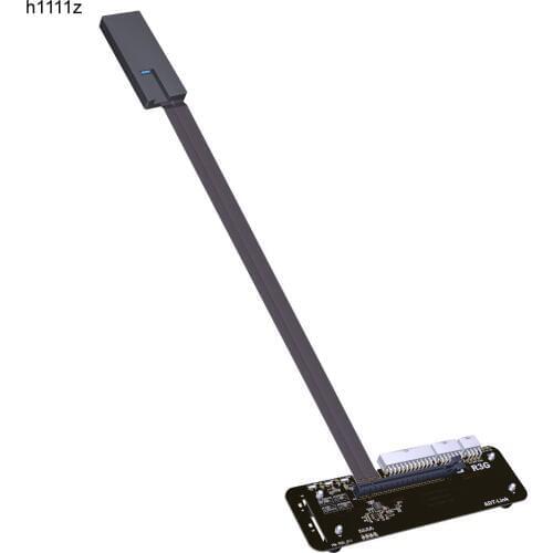 R43SG-TB3 PCIe x16 PCI-e x16 to TB3 Extension Cable PCI-Express Cables eGPU Adapter External Graphics Card Stand Bracket for PC