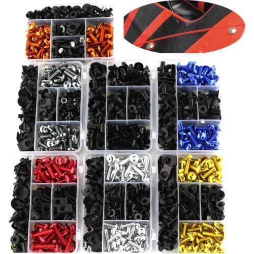 Motorcycle Complete Fairing Bolts Kit Fit For Yamaha Tmax 500 2001-2011 Tmax 530 2013-2019 XJR400 XJR1300 XT1200Z Clips Nuts