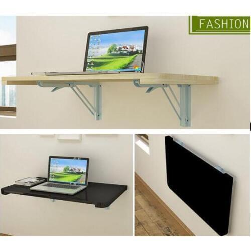 100*40CM Wall Hanging Laptop Table Wood Folding Notebook Table Children Study Desk Mutil-Purpose Computer Desk