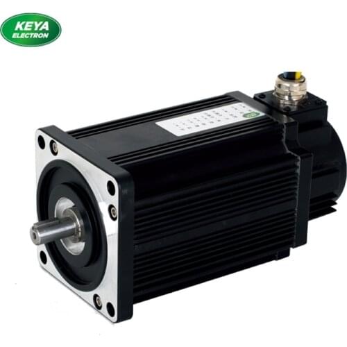 Lower price high efficiency low voltage pmsm motor 24V 48V DC brushless servo 200w with encoder