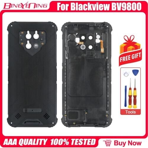 Original Battery Cover Back housing case For Blackview BV9800/BV9800 Pro Repair Replacement Accessories Parts Phone Accessory