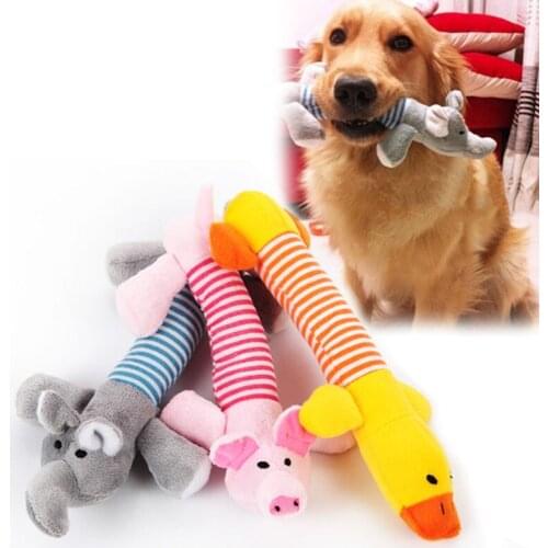 Pet Plush Dog Toys Cute Pet Dog Chew Training Toys Funny Soft Bite-Resistant Molar Toy Tooth Cleaning Massage Pet Supplies