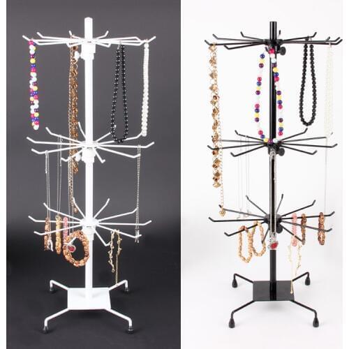 New Arrival 30 Hook Necklace Bracelet Jewelry Display Rack Metal Stand Holder Showcase 70CMX30CM Free Shipping