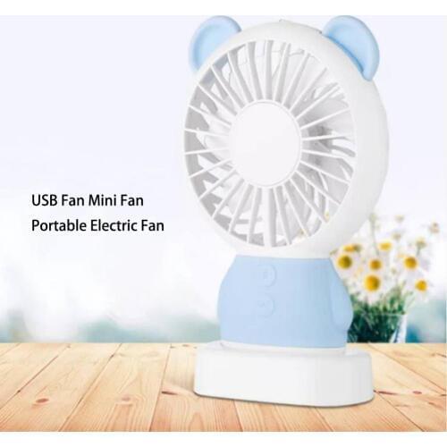 Dharma Bear Cute Rabbit USB Portable Usb Fan Cooler Mini Fan Rechargeable Portable Handheld Electric Fan For Student