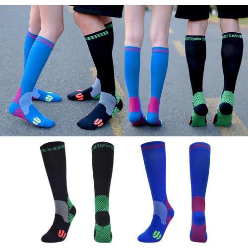 Anti-Slip Compression Sock Unisex Sports Compression Running Hiking Stocking Skiing Socks Winter Outdoor Sport Hiking Ski Socks