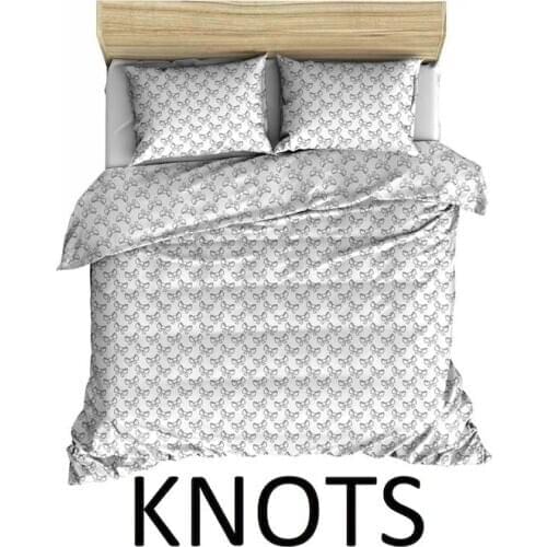 Scrub 100 Cotton Knots Single Double Quilt Cover and Pillow Case Set 357166552