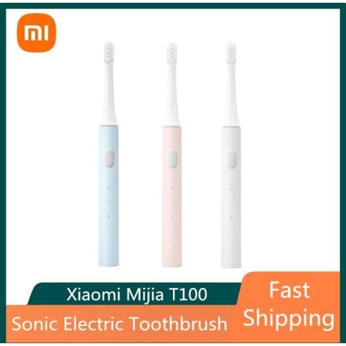Xiaomi Mijia T100 Sonic Electric Toothbrush Mi Smart Tooth Brush Colorful USB Rechargeable IPX7 Waterproof For Toothbrushes Head
