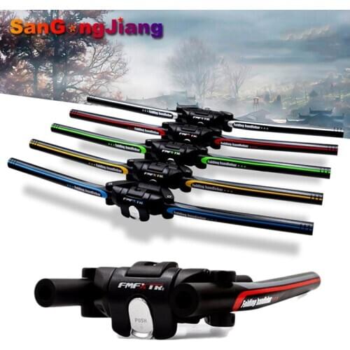Bicycle Folding Handlebar High Quality Aluminum Alloy 6061 Mountain Bike MTB Handlebars 25.4mm/31.8mm* 620mm Bicycle Parts