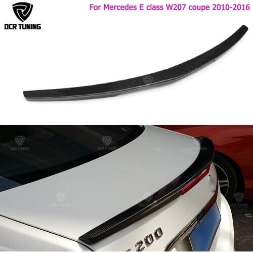 E class w207 c207 carbon fiber rear bumper trunk spoiler wings for mercedes 2010 - 2016 2 - door coupe E250 E350 CDI E500 E550