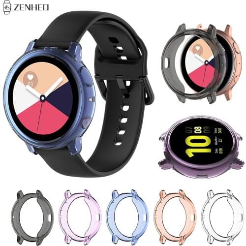 TPU Protective Case Cover for Samsung Galaxy Watch Active 2 44mm 40mm SM-R830 R820 Protective Shell Accessories