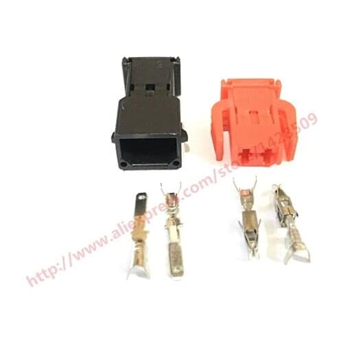 20 Set Auto 2 Pin Female Male ABS Sensor Connector Door Light Lamp Socket Use For VW 893 971 632 / 893 971 992