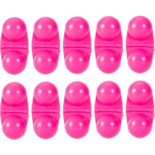 10pcs Fishing Inline Double Rattle Catfish Fish Bite Bait Alarm Portable Diy Tool Abs Attractor Bell Bead Luring Pesca Accessory