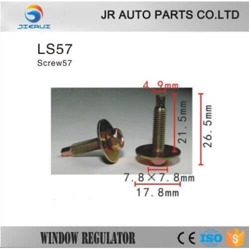 10x General screws, metal clips, water pipes