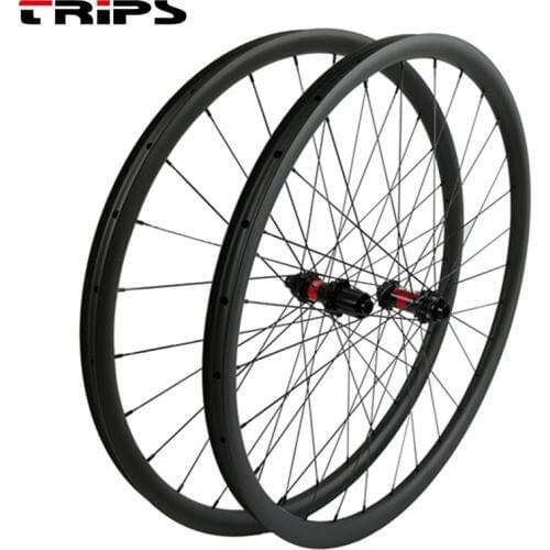 1370g 29er MTB carbon wheels XC 30mm asymmetric 240s hubs 29inch mountain bike carbon boost wheelset straight pull bicycle wheel