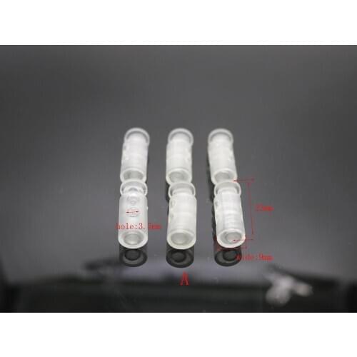 500pcs 23*9mm Cord Lock Plastic Stopper Cord End Toggle Clip Buckle Transparent Frost Shoelace Sportswear DIY Parts Accessories