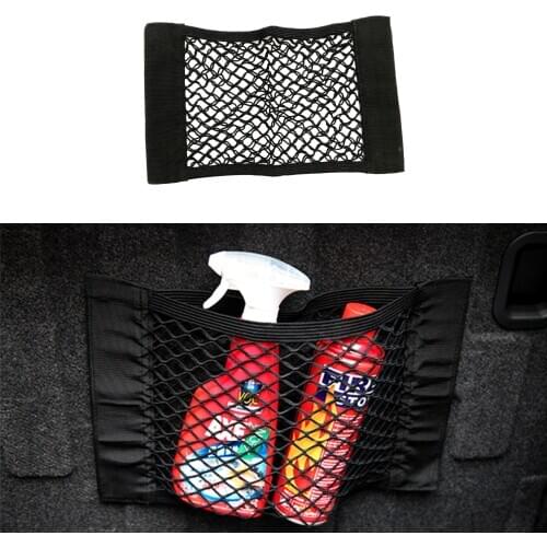 Car Trunk Mesh Net Cargo Organizer for Toyota SIENTA Vellfire Verso PROACE Hilux Tacoma Tundra 4Runner FT-EV FT-HT FT-AC AYGO
