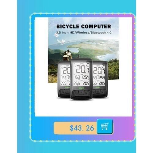 Bluetooth 4.0 Wireless Bicycle Computer Cycling Odometer Bicycle Mount Holder Meter Bike Speedometer Sensor Counter Computer