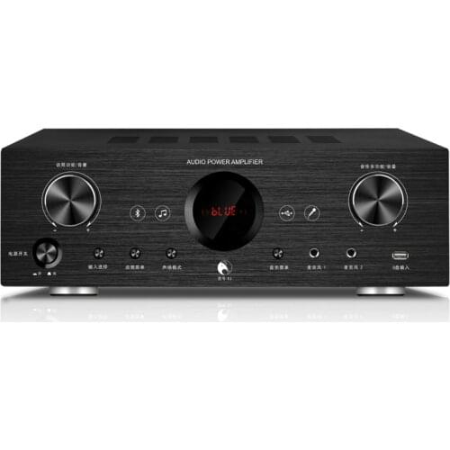 500W Household High-power Amplifier E2 Digital 5.1 Professional Bluetooth K Song Amplifier High-fidelity Decoding Fiber Coaxial