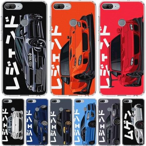 JDM Tokyo Drift Sports Car Phone Case for Huawei Honor 10 9 Lite Y9 Y5 Y6 Y7 2019 8X 8A 8S 7A 7X 10i 20i Pro V30 Art Coque Capa
