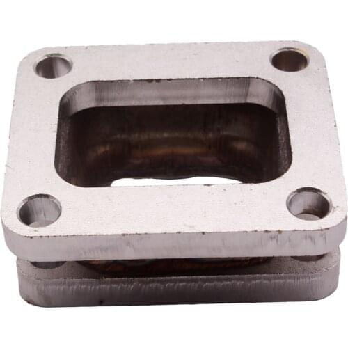 Cast Iron Turbo Adapter Flange for T3 to T4 Turbocharger W/ 15degree