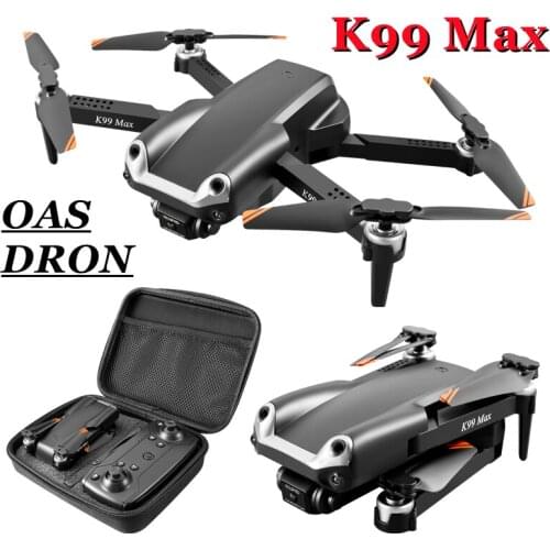 2021 K99 Max OAS Drone 4k Profesional Dron 2.4GHZ WiFi Dual Camera Foldable Quadcopter RC Drone Avoidance Function Spacecraft