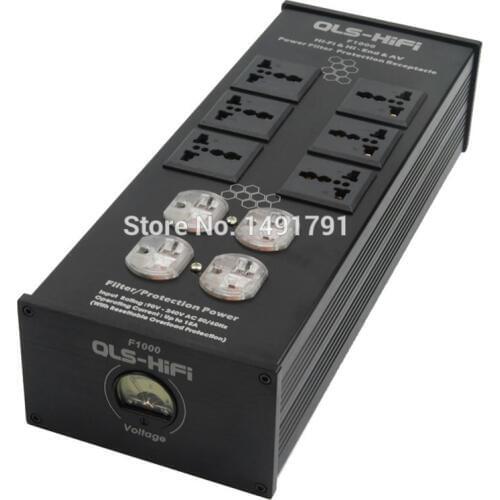 Electronic store Power socket Filters QLS-HiFi F1000 F-1000 HiFi Super Audio Power Purifier Filter AC t Power supply